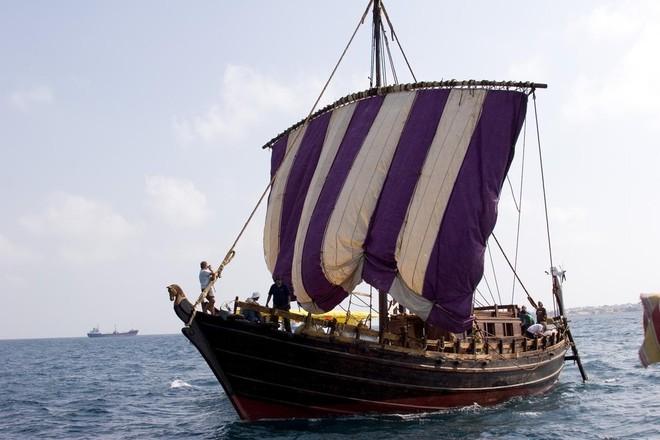 ...or a sailing vessel like this, sailed by Phoenicians, 2,000 years earlier? ©  SW